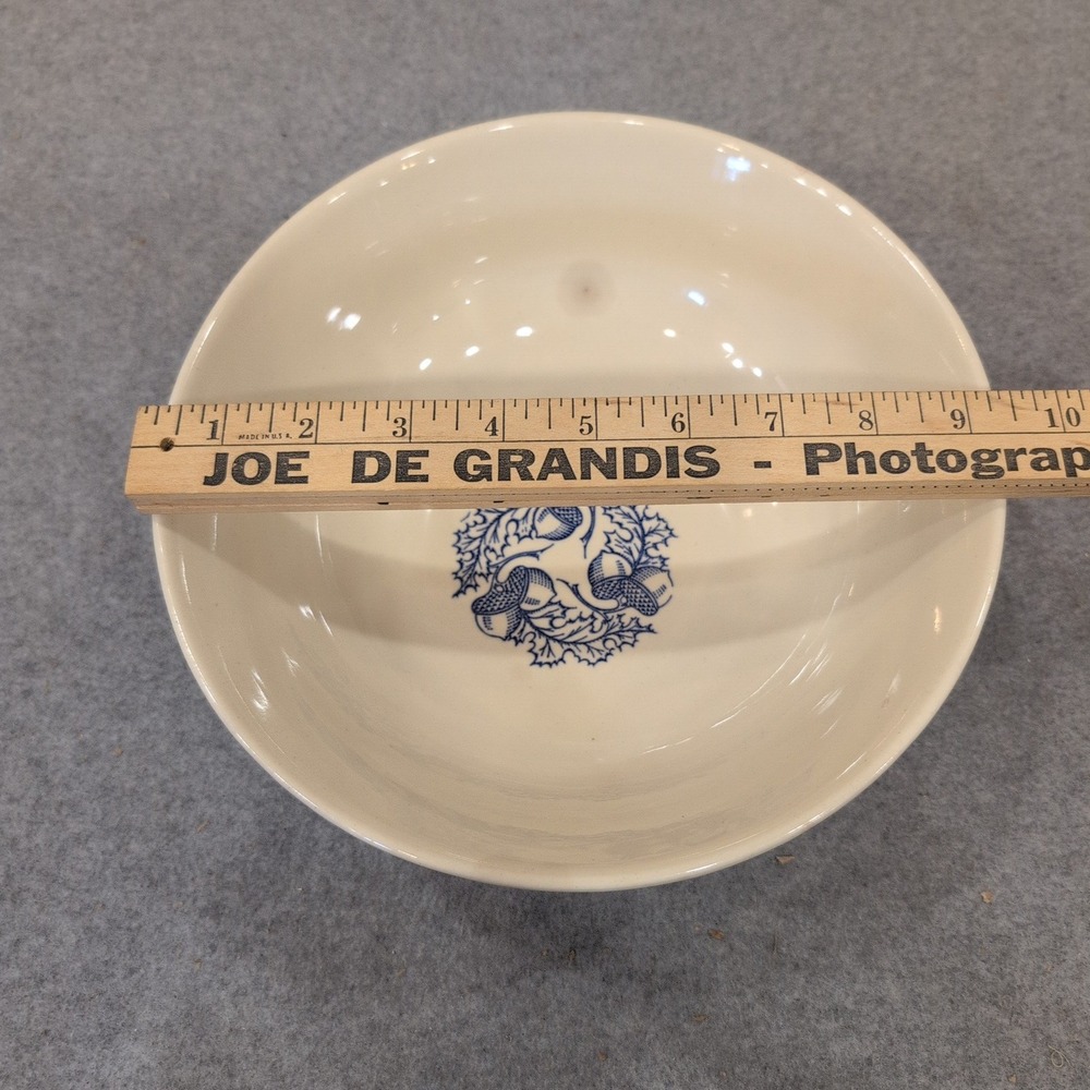 Universal Potteries Blue Acorn Bowl Oven Proof Cambridge Ohio for Blair NA309 - Picture 2 of 7